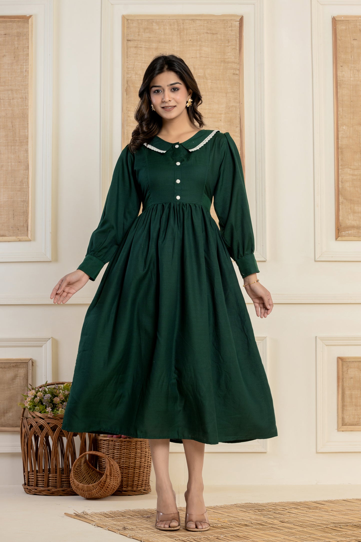 CLASSIC VINTAGE STYLE - BOTTLE GREEN