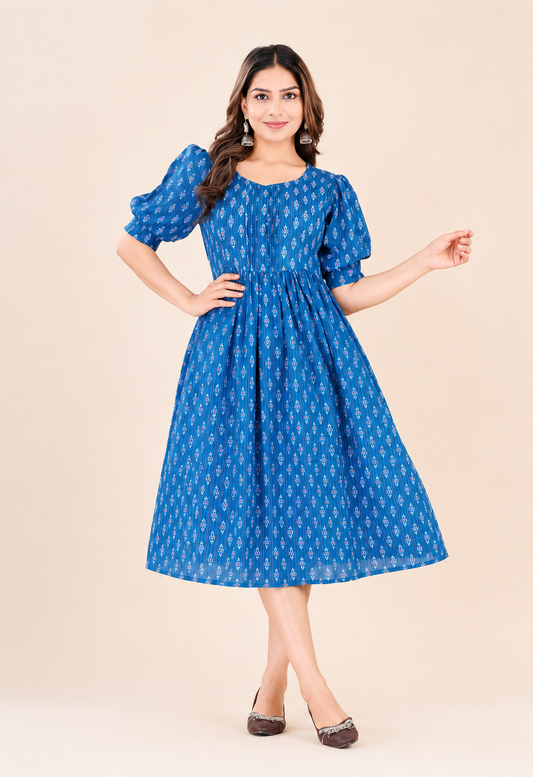 Azure Blossom Casual