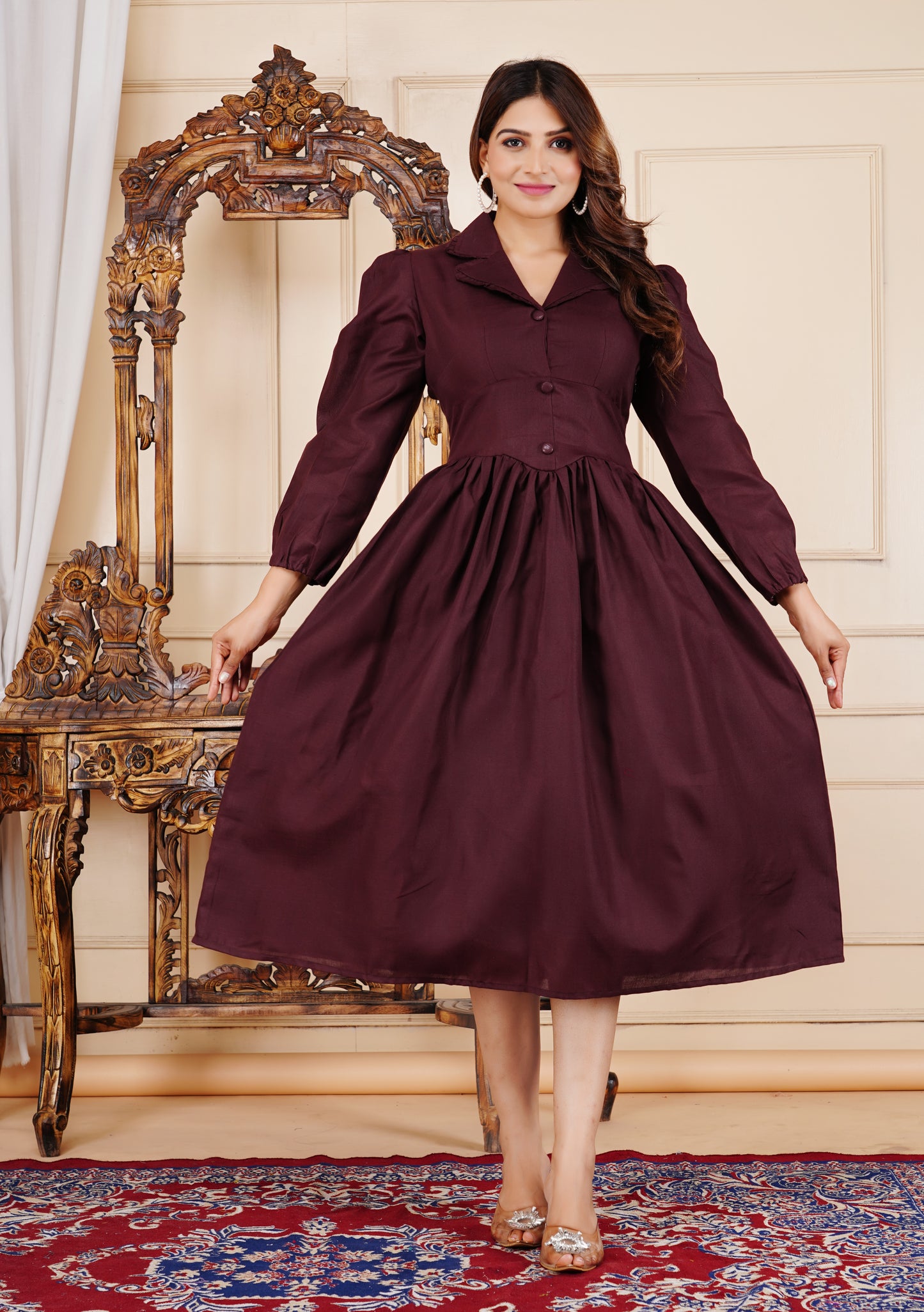 ROYAL VICTORIAN STYLE MAROON